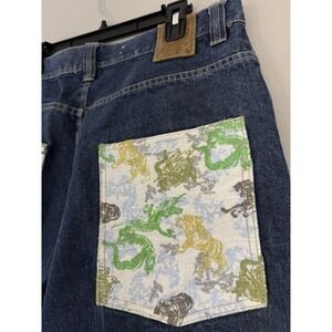 Vtg Johnny Blaze Shorts Jorts Mens Fits Sz 34 Baggy Long SK8 Streetwear